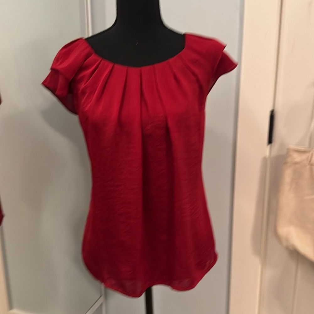 Vintage Y2K red baby doll top